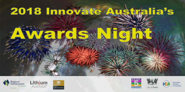 2018 Innovate Australia's Innovation Awards Night Event Poster