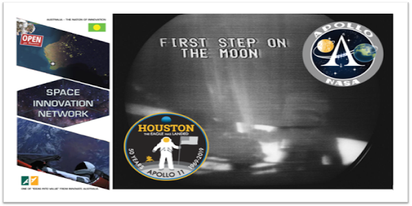 50th Anniversary of Moon Landing - Space Innovation Network Banner